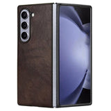 Samsung Galaxy Z Fold6 Belagt Plastikcover - Brun