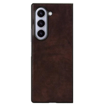 Samsung Galaxy Z Fold6 Belagt Plastikcover - Brun