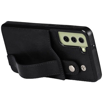 Samsung Galaxy S21 FE 5G Dækket TPU Cover med RFID - Sort