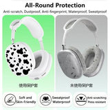 3-i-1-beskyttelsessæt med ko-mønster til AirPods Max - Hvid / Pink