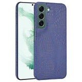 Krokodille Series Samsung Galaxy S22 5G Cover - Blå