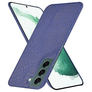 Krokodille Series Samsung Galaxy S22 5G Cover - Blå