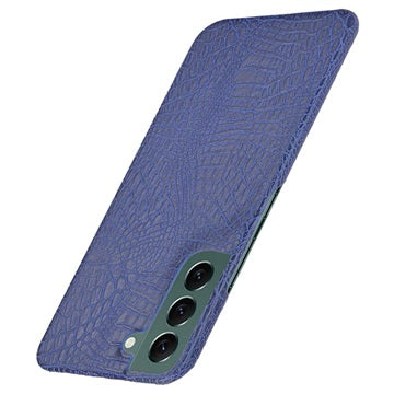 Krokodille Series Samsung Galaxy S22 5G Cover - Blå