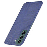 Krokodille Series Samsung Galaxy S22 5G Cover - Blå