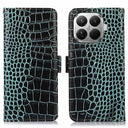 Xiaomi 17T Pro Crocodile Series Læderpung med RFID - Grøn
