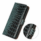 Xiaomi 17T Pro Crocodile Series Læderpung med RFID - Grøn