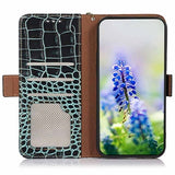 Nokia G42 Crocodile Series Læderpung med RFID - Grøn