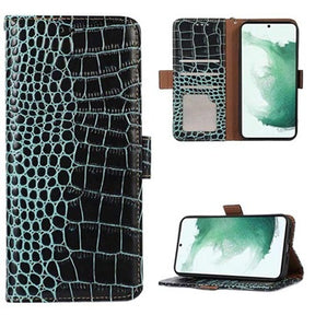 Crocodile Series Samsung Galaxy A53 5G Læderpung med RFID - Grøn