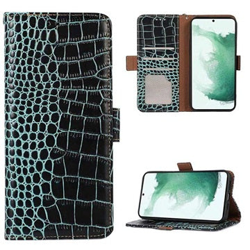 Crocodile Series Samsung Galaxy A53 5G Læderpung med RFID - Grøn