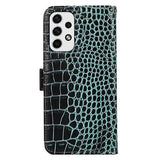Crocodile Series Samsung Galaxy A53 5G Læderpung med RFID - Grøn