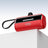 Cyke X3 Lightning Power Bank m. USB-C, USB-A kabler - 5000mAh - Rød