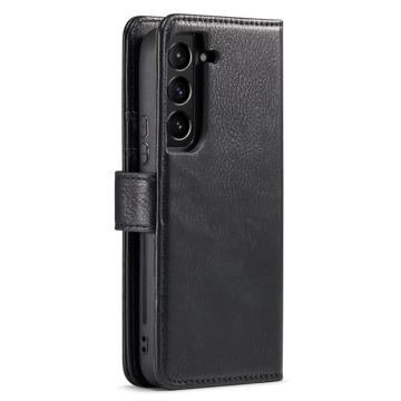 DG.Ming Samsung Galaxy S23 5G Læderpung med Aftageligt Cover - Sort
