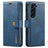 DG.Ming Samsung Galaxy S23 5G Læderpung med Aftageligt Cover - Blå