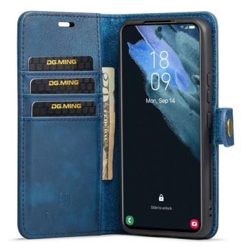 DG.Ming Samsung Galaxy S23 5G Læderpung med Aftageligt Cover - Blå