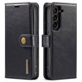 DG.Ming Samsung Galaxy S23+ 5G Læderpung med Aftagelig Cover - Sort