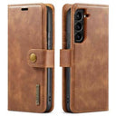 DG.Ming Samsung Galaxy S23+ 5G Læderpung med Aftagelig Cover - Brun