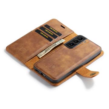 DG.Ming Samsung Galaxy S23+ 5G Læderpung med Aftagelig Cover - Brun