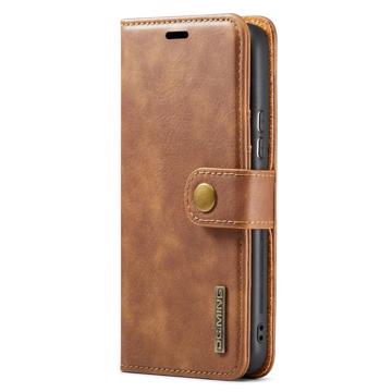 DG.Ming Samsung Galaxy S23+ 5G Læderpung med Aftagelig Cover - Brun