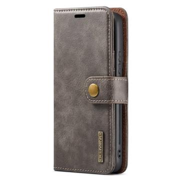 DG.Ming Samsung Galaxy S23+ 5G Læderpung med Aftagelig Cover - Grå