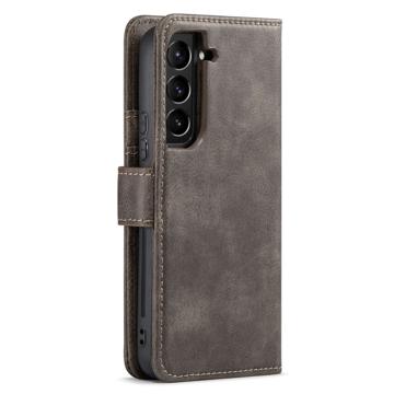 DG.Ming Samsung Galaxy S23+ 5G Læderpung med Aftagelig Cover - Grå