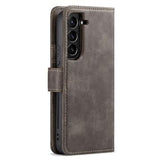DG.Ming Samsung Galaxy S23+ 5G Læderpung med Aftagelig Cover - Grå