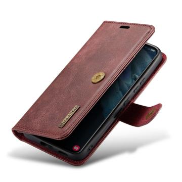 DG.Ming Samsung Galaxy S23+ 5G Læderpung med Aftagelig Cover - Vinrød