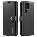 DG.Ming Samsung Galaxy S23 Ultra 5G Læderpung med Aftageligt Cover - Sort