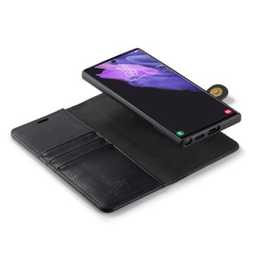 DG.Ming Samsung Galaxy S23 Ultra 5G Læderpung med Aftageligt Cover - Sort