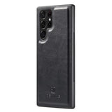 DG.Ming Samsung Galaxy S23 Ultra 5G Læderpung med Aftageligt Cover - Sort