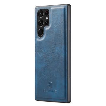 DG.Ming Samsung Galaxy S23 Ultra 5G Læderpung med Aftageligt Cover - Blå
