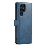 DG.Ming Samsung Galaxy S23 Ultra 5G Læderpung med Aftageligt Cover - Blå