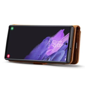 DG.Ming Samsung Galaxy S23 Ultra 5G Læderpung med Aftageligt Cover - Brun