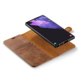DG.Ming Samsung Galaxy S23 Ultra 5G Læderpung med Aftageligt Cover - Brun