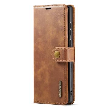 DG.Ming Samsung Galaxy S23 Ultra 5G Læderpung med Aftageligt Cover - Brun