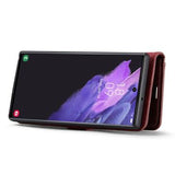 DG.Ming Samsung Galaxy S23 Ultra 5G Læderpung med Aftageligt Cover - Vinrød