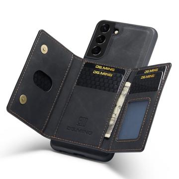 DG.Ming M2 Samsung Galaxy S23+ 5G Hybrid Cover med Pung - Sort