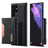 DG.Ming M2 Samsung Galaxy S23 Ultra 5G Hybrid Cover med Pung - Sort