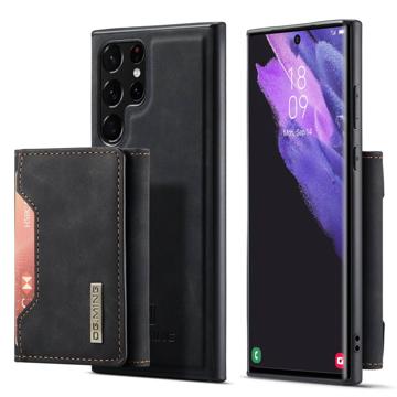 DG.Ming M2 Samsung Galaxy S23 Ultra 5G Hybrid Cover med Pung - Sort