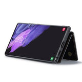 DG.Ming M2 Samsung Galaxy S23 Ultra 5G Hybrid Cover med Pung - Sort