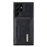 DG.Ming M2 Samsung Galaxy S23 Ultra 5G Hybrid Cover med Pung - Sort