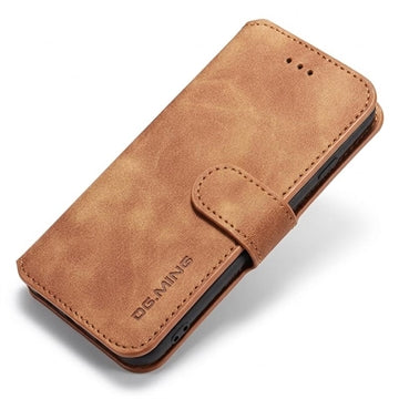 iPhone 7/8/SE (2020)/SE (2022) DG.MING Retro læder cover / pung - Brun