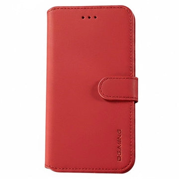 iPhone 7/8/SE (2020)/SE (2022) DG.MING Retro læder cover / pung - Rød