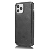 iPhone 12/12 Pro DG.Ming Læderpung med Aftageligt Cover - Sort