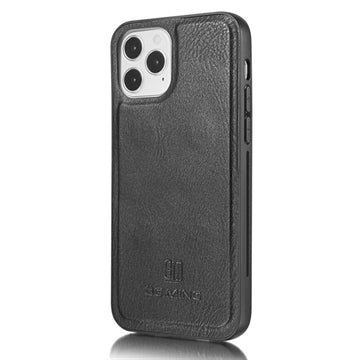iPhone 12/12 Pro DG.Ming Læderpung med Aftageligt Cover - Sort
