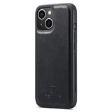 iPhone 15 DG.Ming Læderpung med Aftageligt Cover - Sort