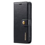 iPhone 15 Pro Max DG.Ming Læderpung med Aftageligt Cover - Sort