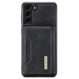 DG.Ming M2 Samsung Galaxy S21 5G Hybrid Cover med Pung - Sort