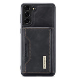 DG.Ming M2 Samsung Galaxy S21 FE 5G Hybrid Cover med Pung - Sort
