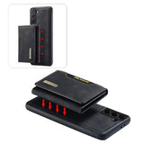DG.Ming M2 Samsung Galaxy S21 FE 5G Hybrid Cover med Pung - Sort
