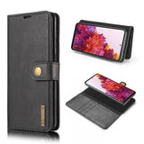 Samsung Galaxy S20 FE DG.Ming Læderpung med Aftageligt Cover - Sort